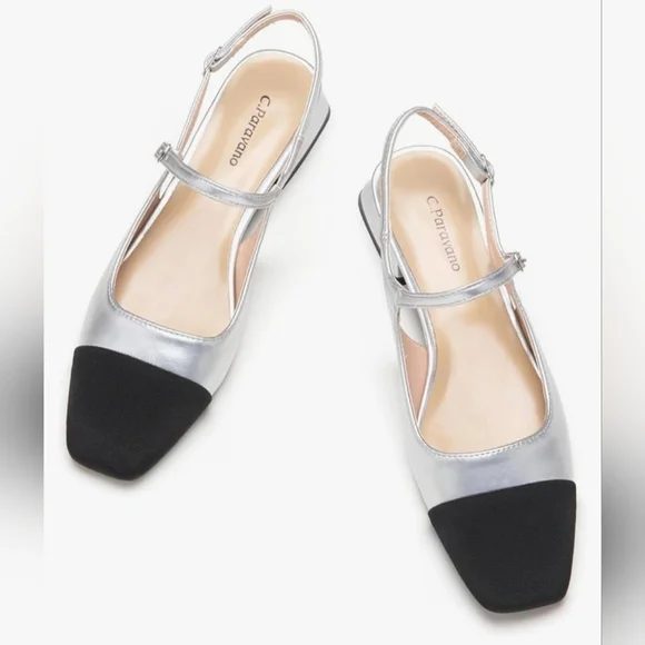 C. Paravano Women's Slingback Flats #647, 648, 649 - Picture 1 of 12
